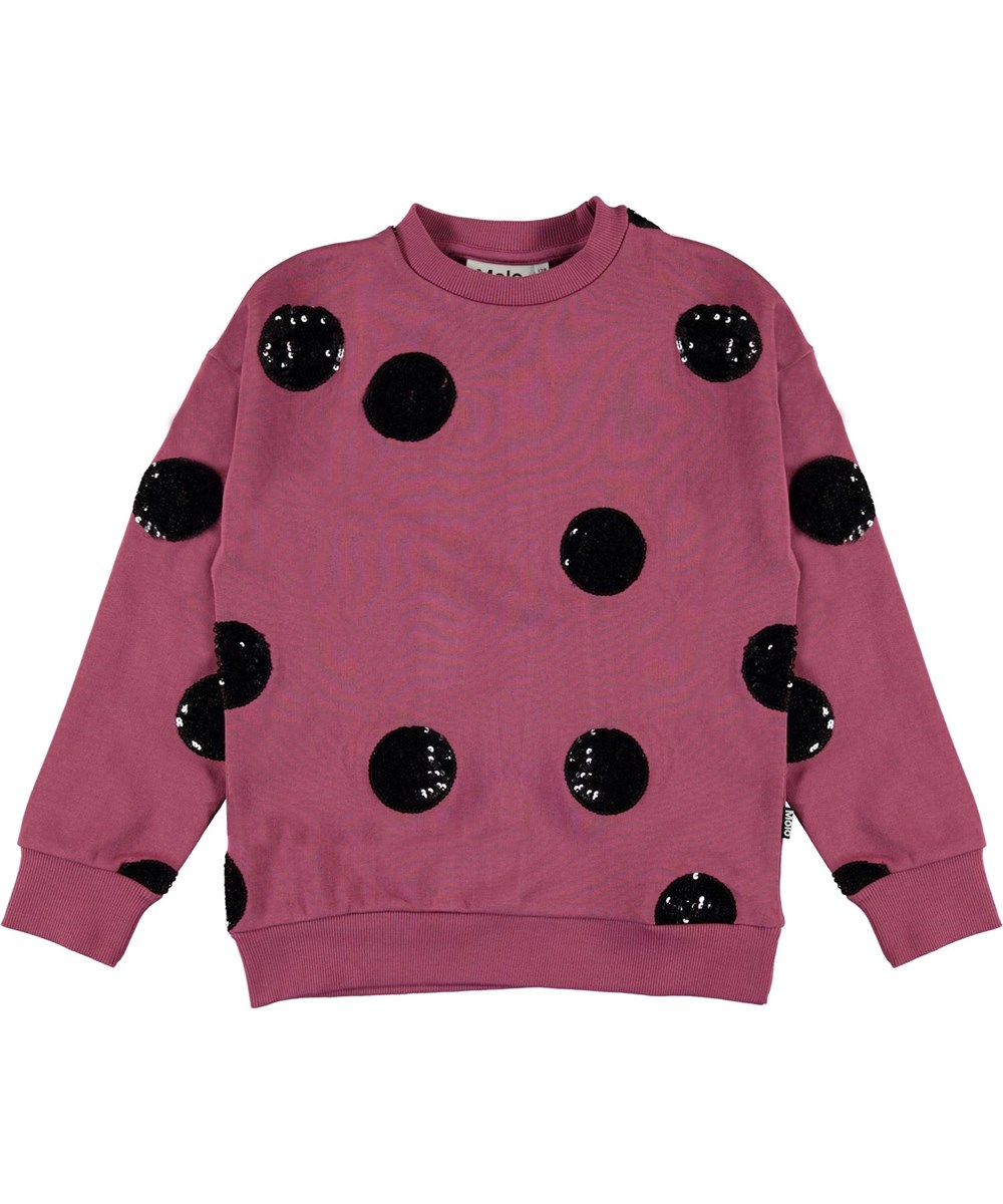 Manon - Sequin Dots - Sweatshirt with sequin clusters
