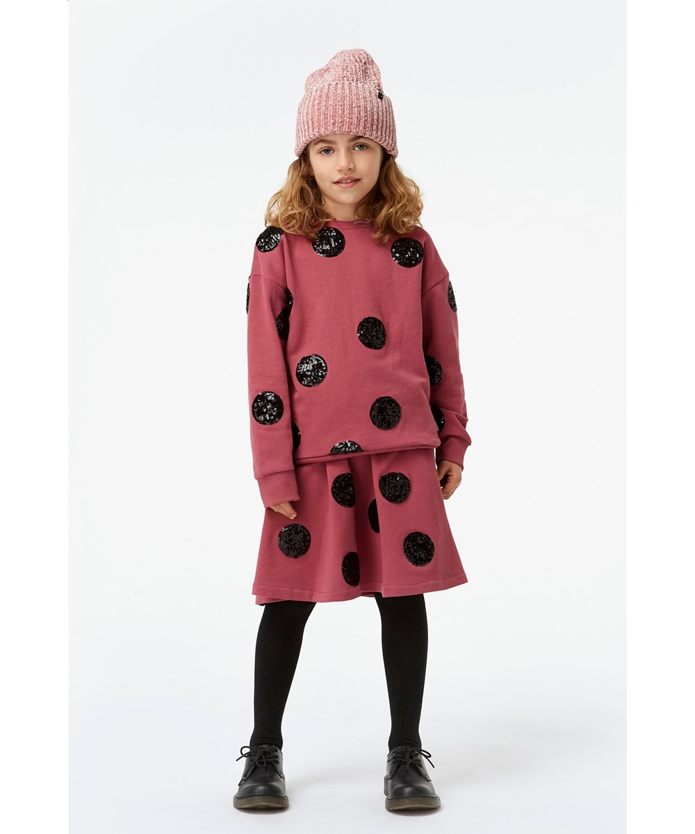Manon - Sequin Dots - Sweatshirt with sequin clusters