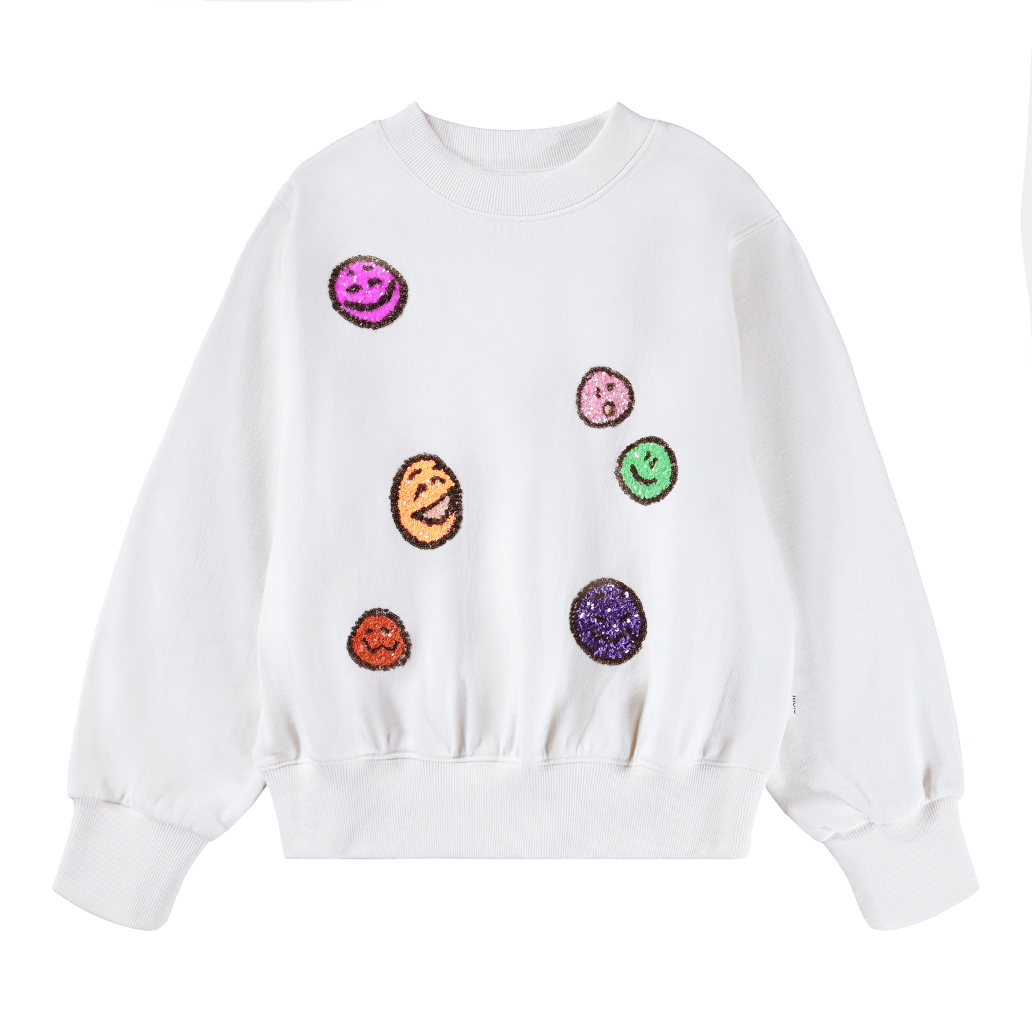 MOLO キッズ｜マルチカラー Marge スウェットシャツ Marge - Buttercream - Off-white sweatshirt for children made