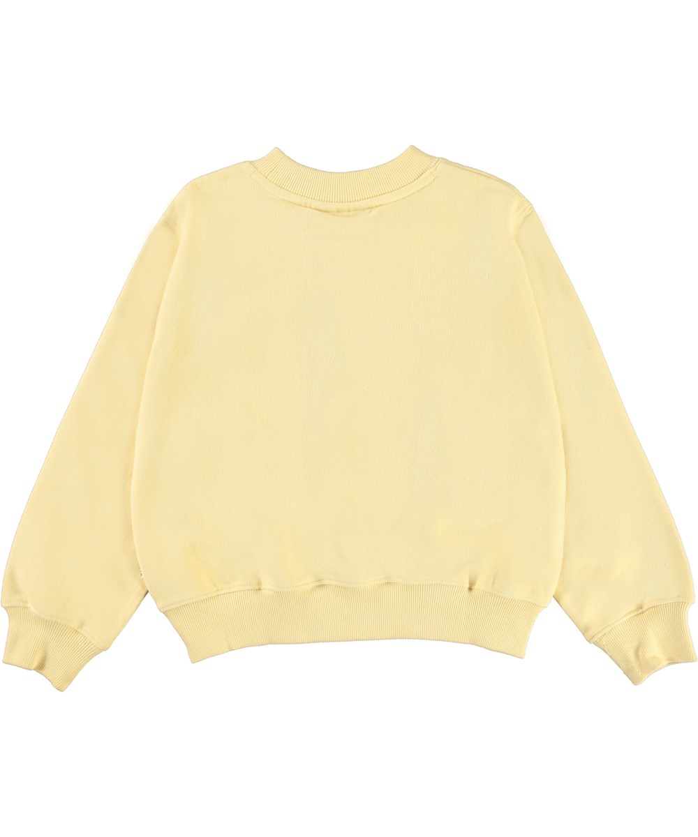 Marge - Impala - Yellow organic sweatshirt 
