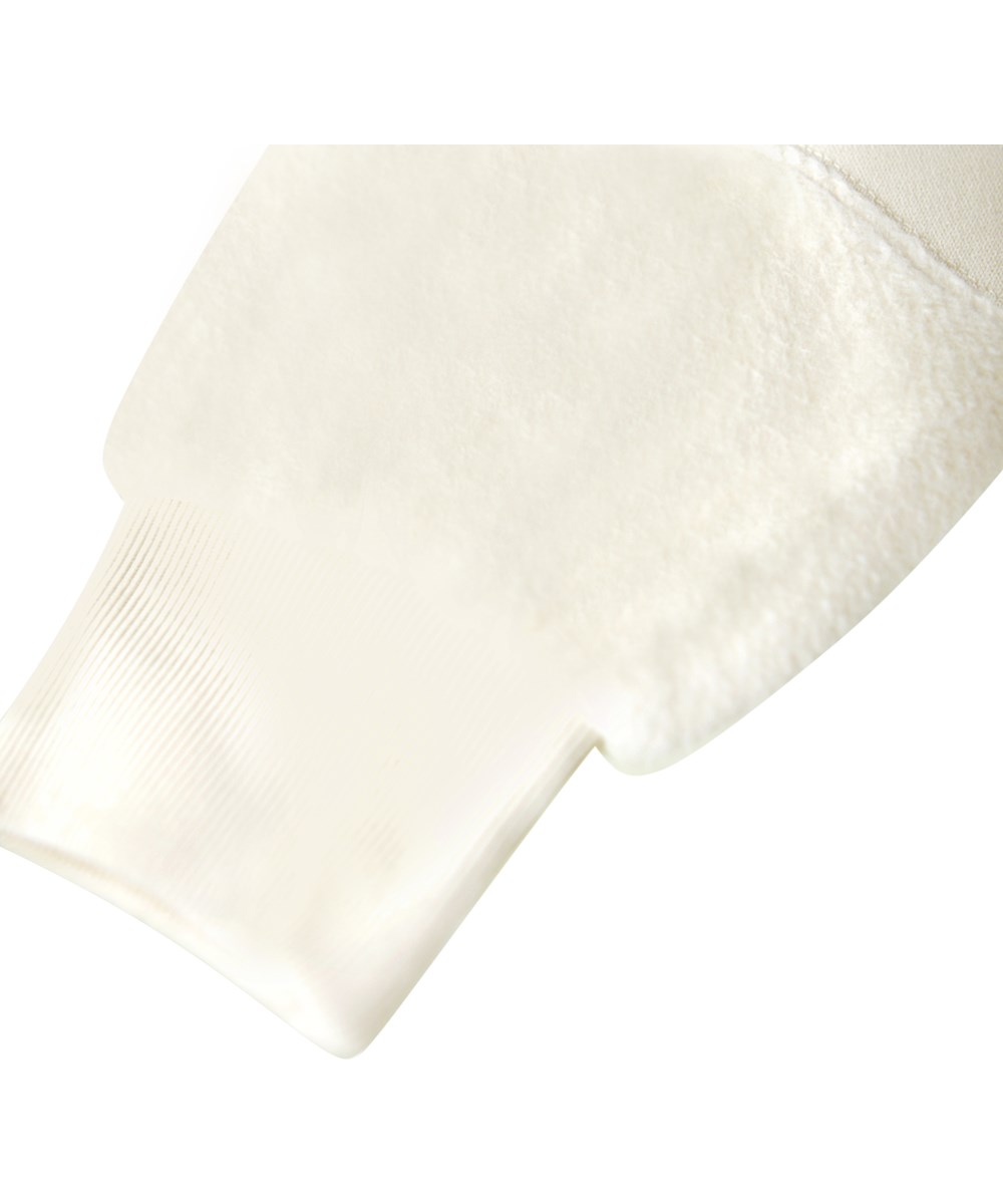 Marion - Buttercream - Cream-colored sweatshirt for children made of organic cotton.