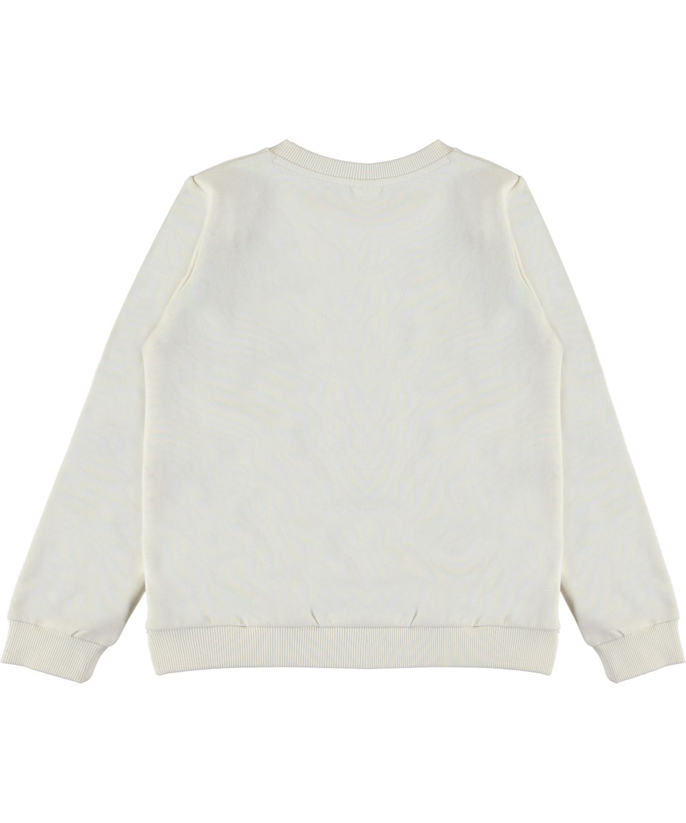 Marlee - Pandis - White sweatshirt with panda print