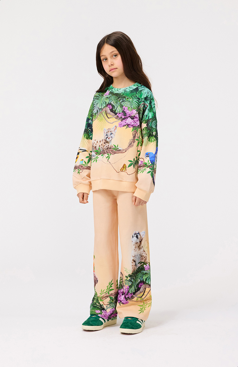 Maxi - Pumatastic - Light orange sweatshirt with print for