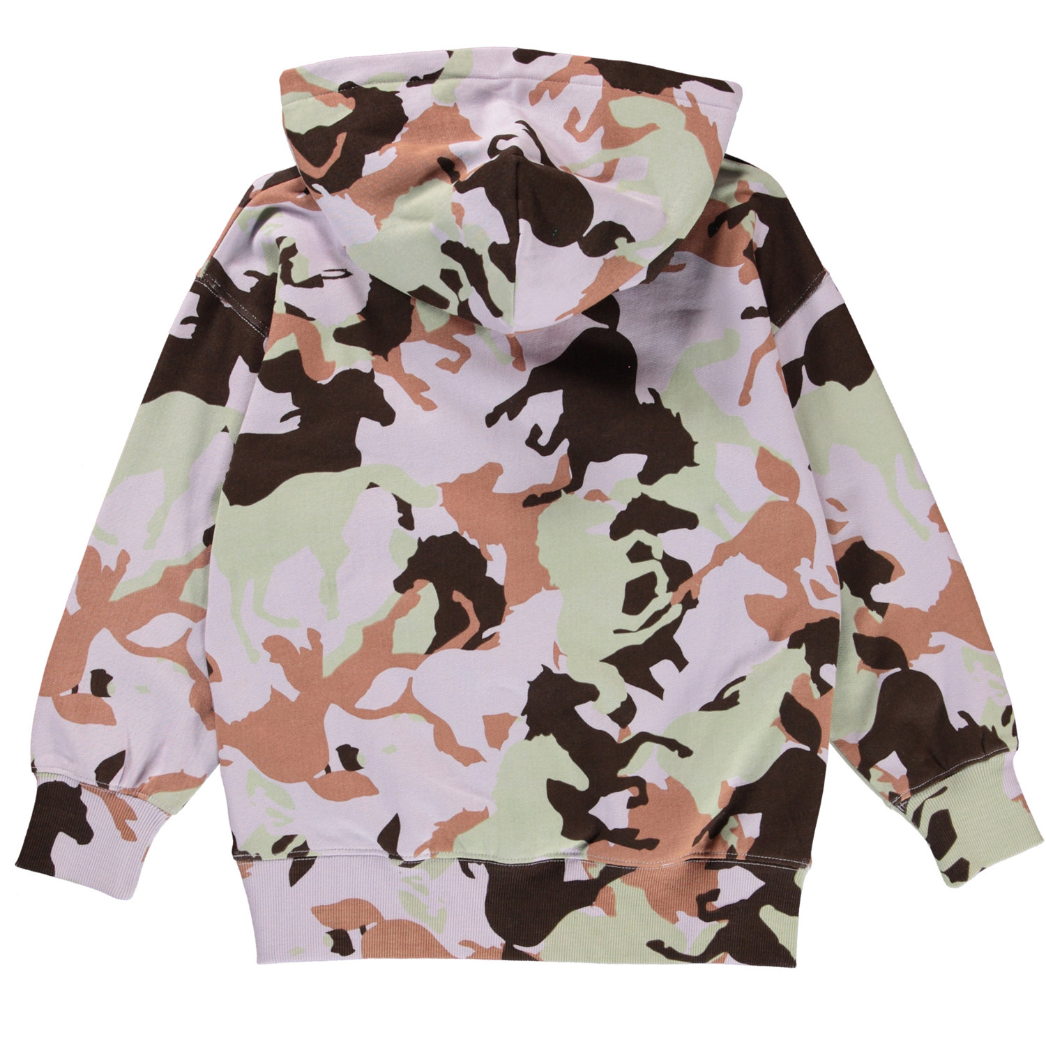 Sweat à Capuche Fille Athleta - Camouflage Rose - Taille 16 - Occasion Très Bon état - Pullover Confortable