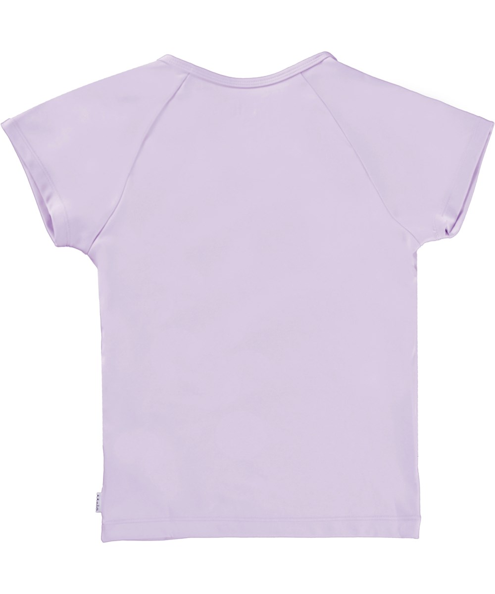 Oaklee - Frozen Lilac - Wrap around training top in light purple 