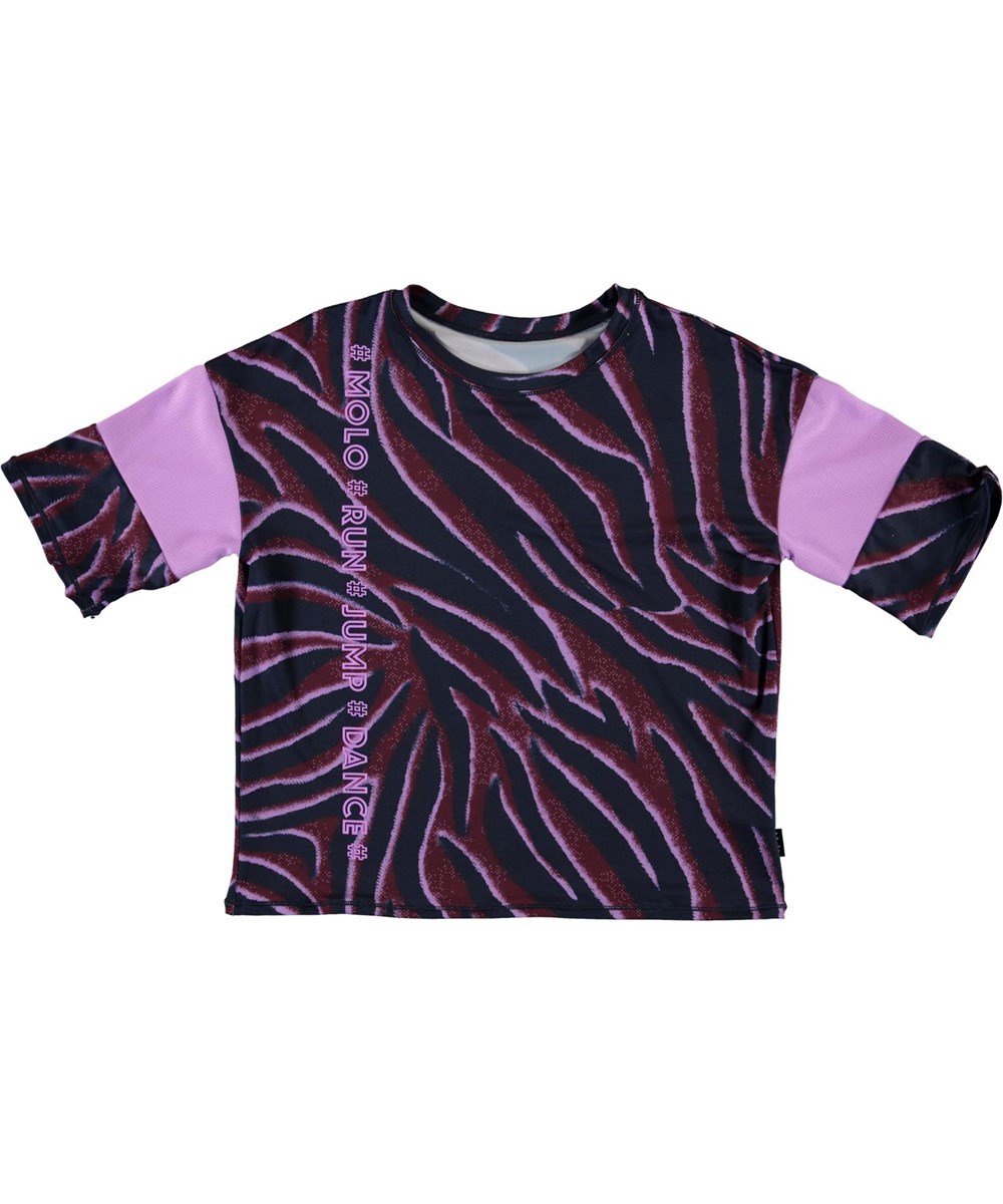 Odessa - Zebra Stripes - Zebra sports t-shirt