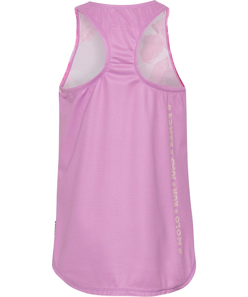 Oriana - Dreamy Poppies - Sports top with rose floral print