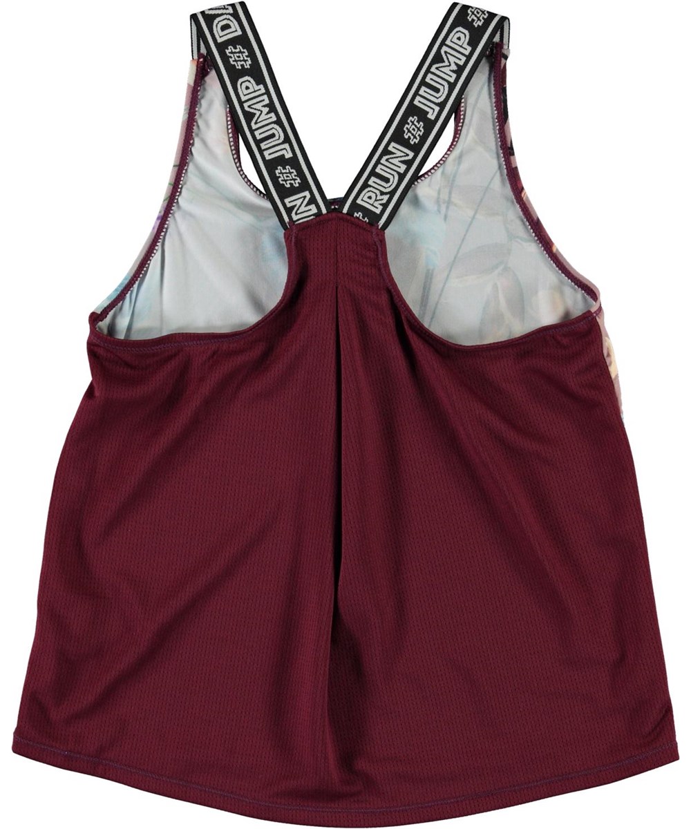 Oriana - Motion Flowers - Sports top in a floral print