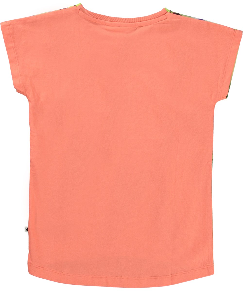 Ragnhilde - Passion - Yellow and orange organic t-shirt 