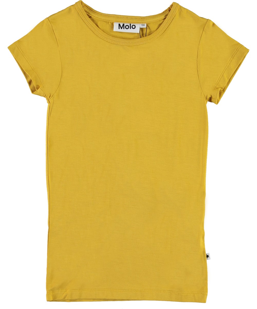 Rasmine - Afternoon Sun - Yellow basic t-shirt