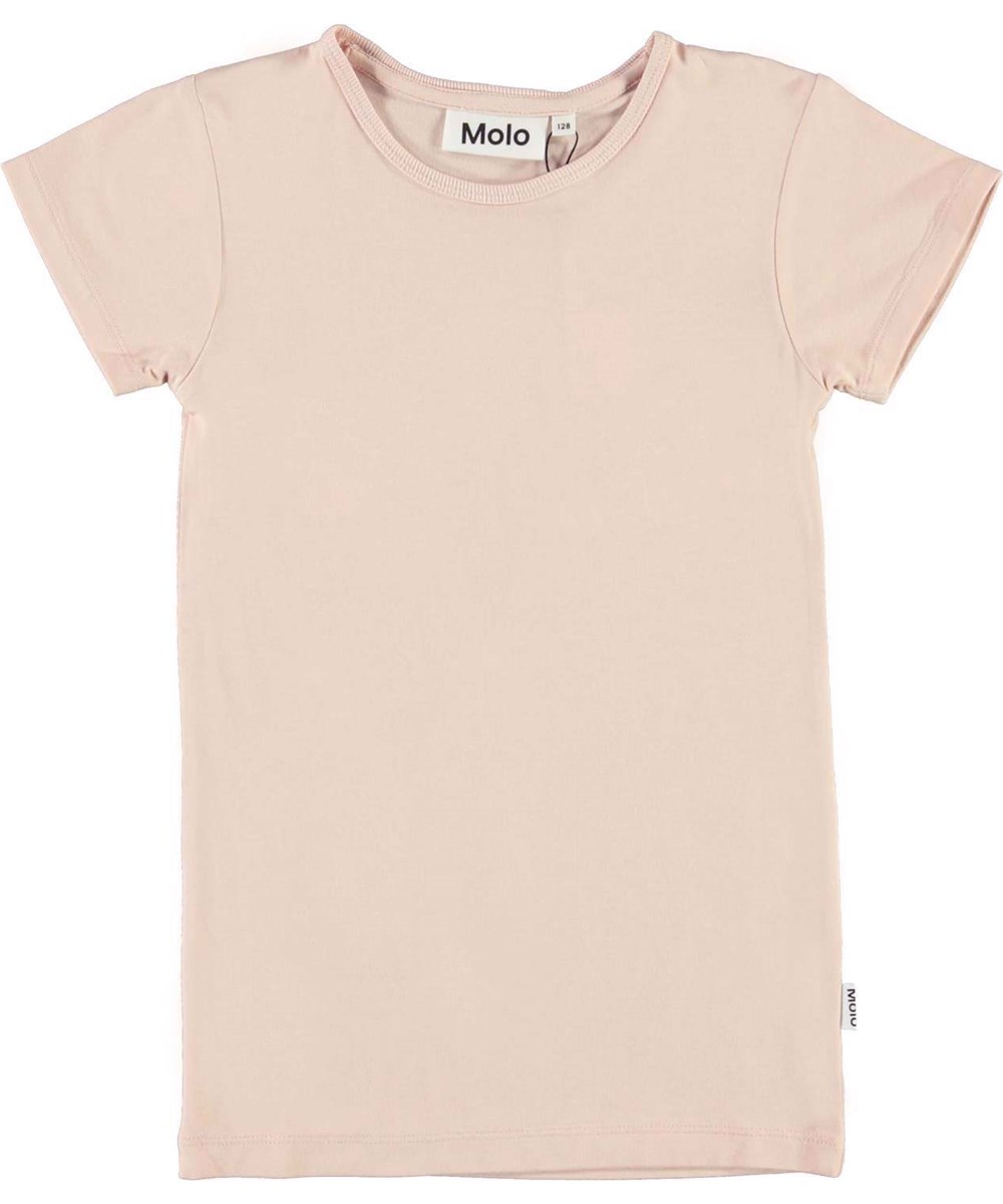 Rasmine - Powder - Dusty rose basic t-shirt