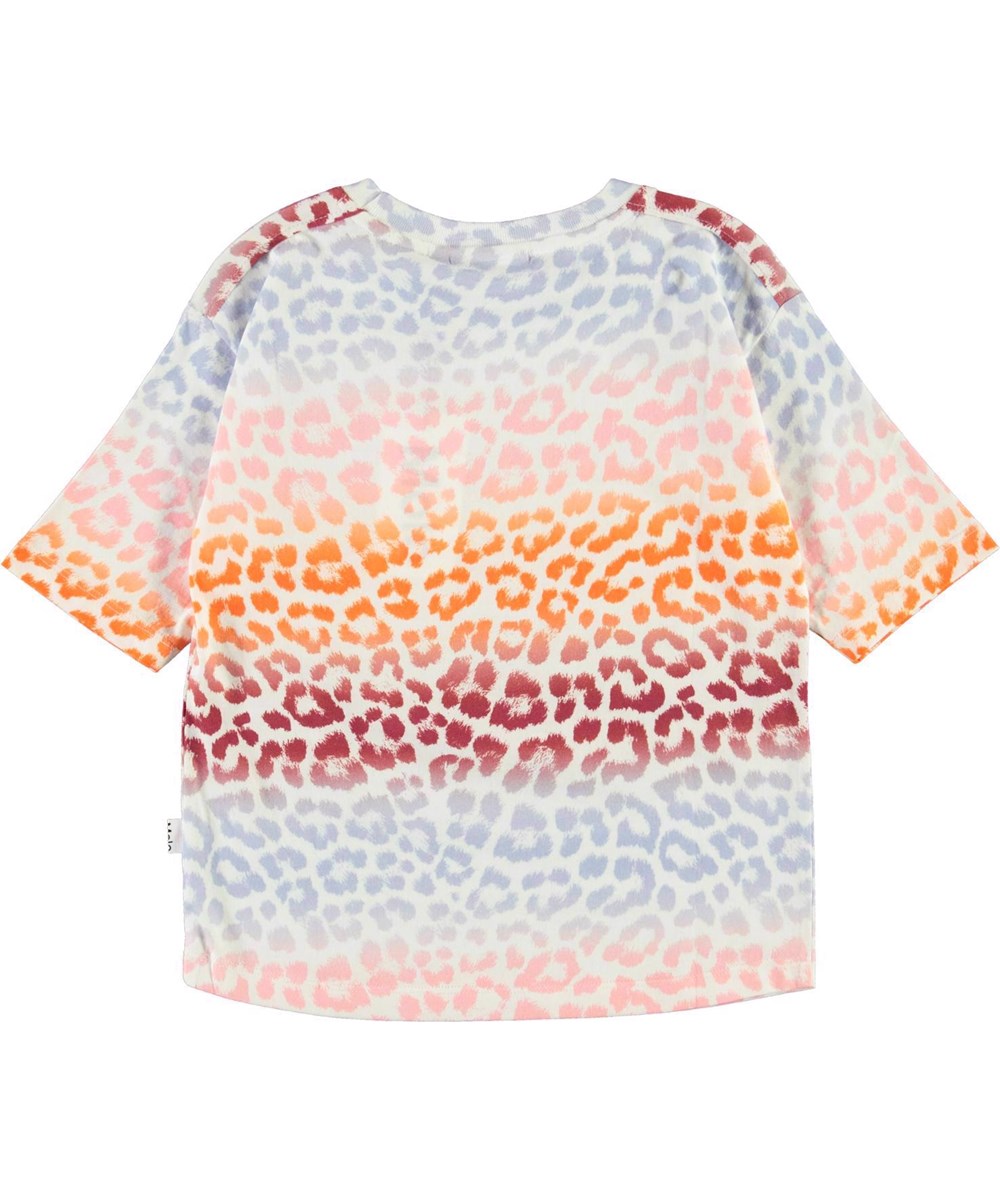 Reen - Pastel Jaguar - T-shirt in multi-coloured jaguar print