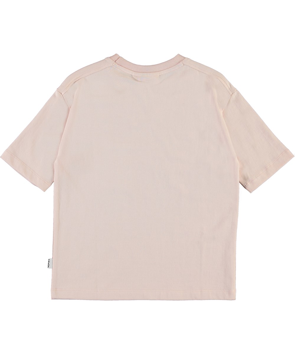 Reen - Strong Together - Rose coloured organic t-shirt strong