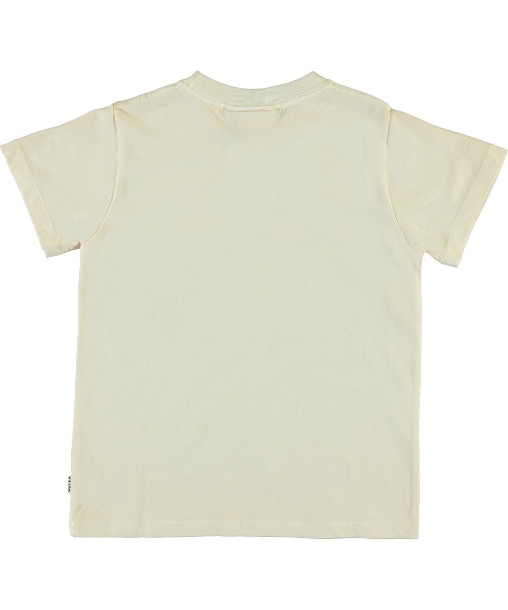 Reeve - Circle Of Stars - White organic t-shirt with stars