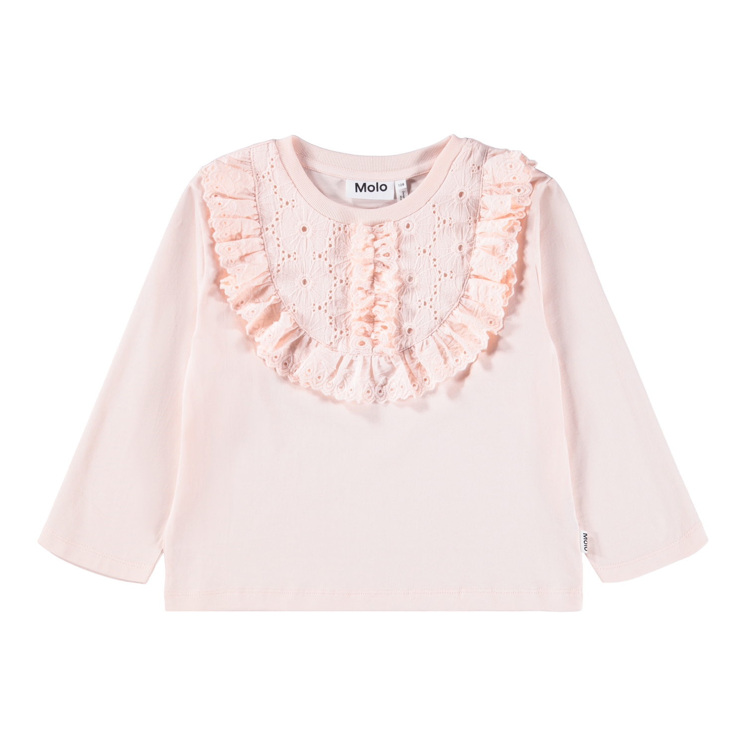 Rose - Squirrel Forest - Pink long-sleeved blouse for