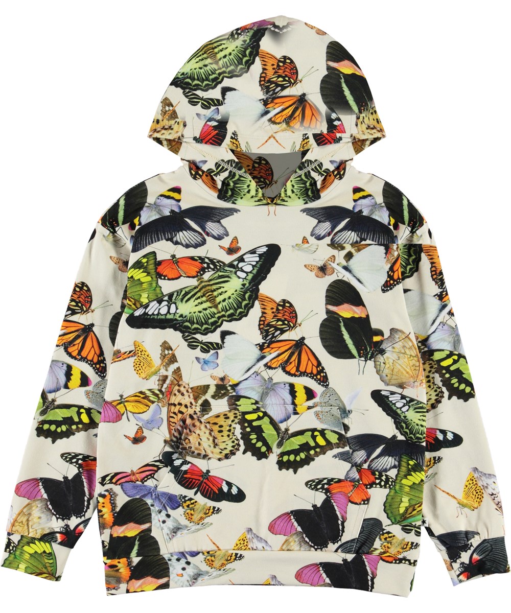 Rhona - Papillon - Organic butterfly hoodie