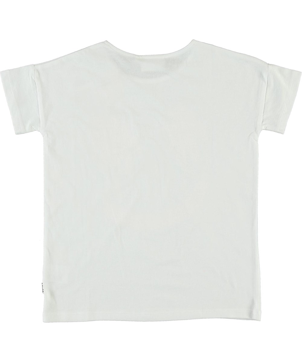 Ribila - Neon Palmtree - Organic cotton t-shirt with smiley