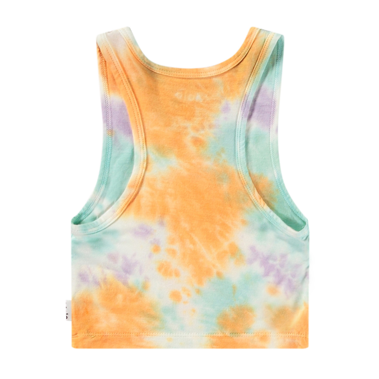 ●PINK PINEAPPLE● TIE DYE TIGHT TSHIRTYELLOW m1037_1053443 ZXZY Women Pineapple Printed Lapel Collar Half Sleeves