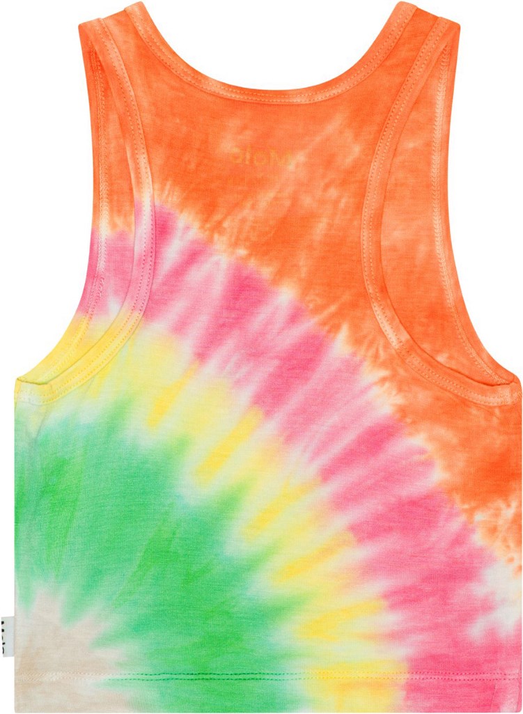 Rippi - Tie Dye Joy - Short tank top in multi-coloured tie-dye in soft viscose