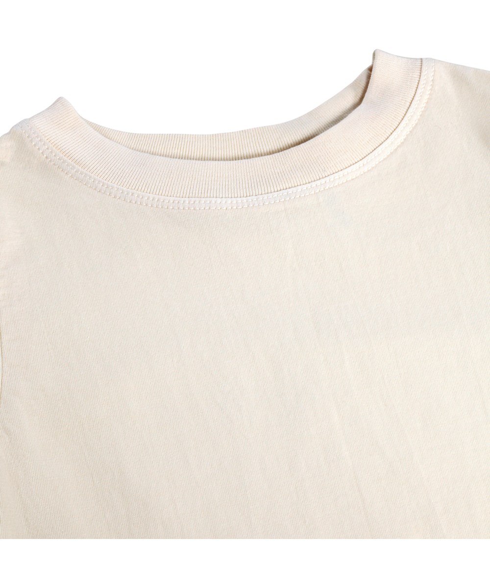 Ritza - Pearled Ivory - Beige T-shirt for children made of organic cotton