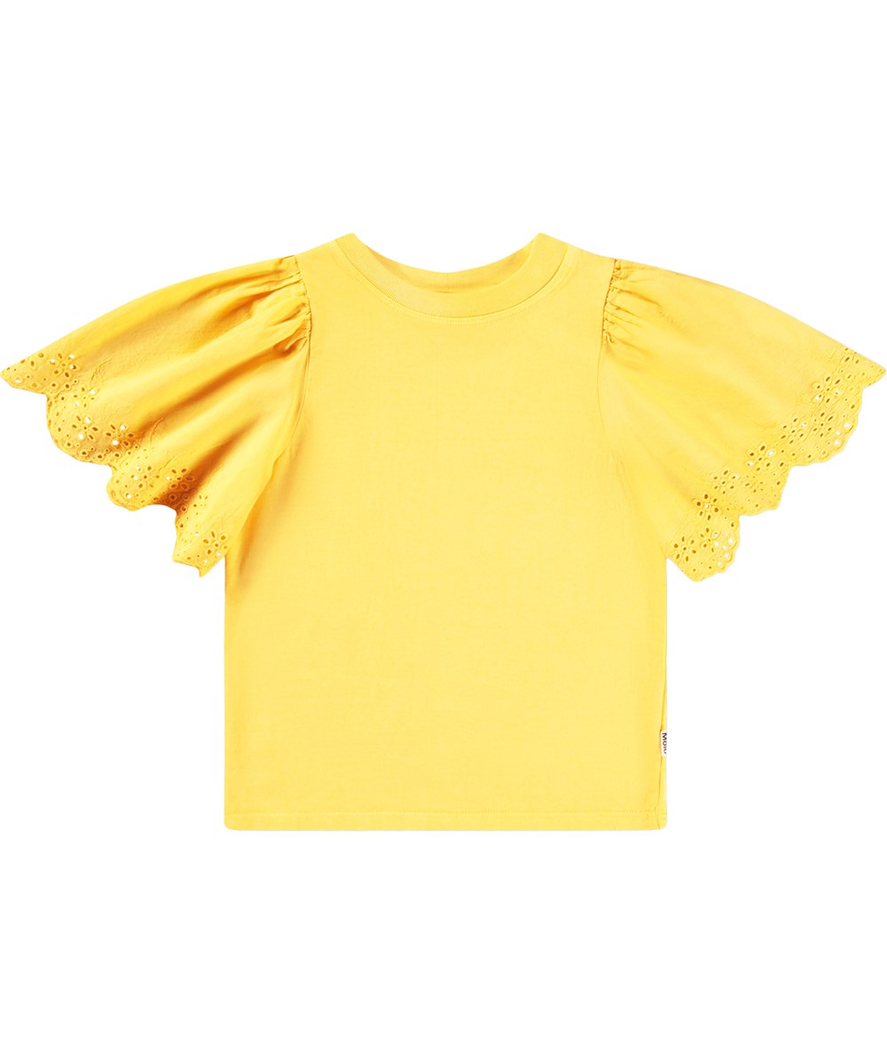 Ritza - Sunshine - Yellow T-shirt for children made of organic cotton 