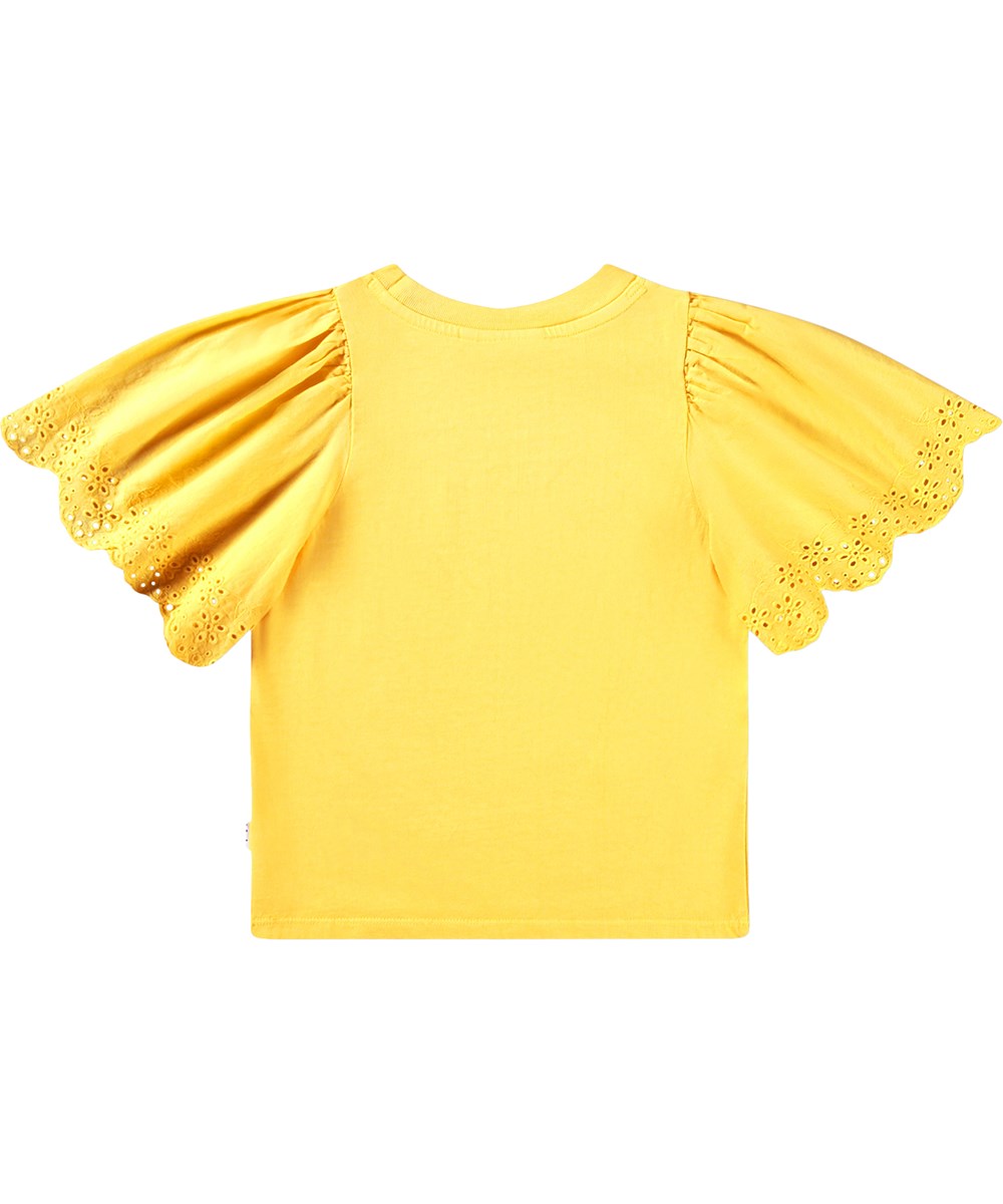 Ritza - Sunshine - Yellow T-shirt for children made of organic cotton 