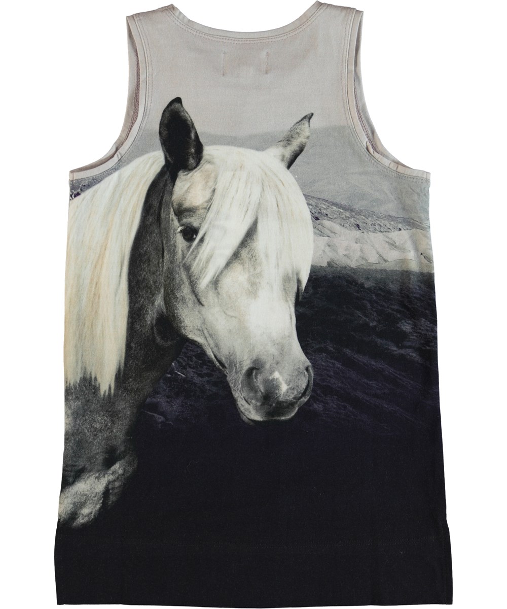 Ro - Beauty - Top with a horse on the front