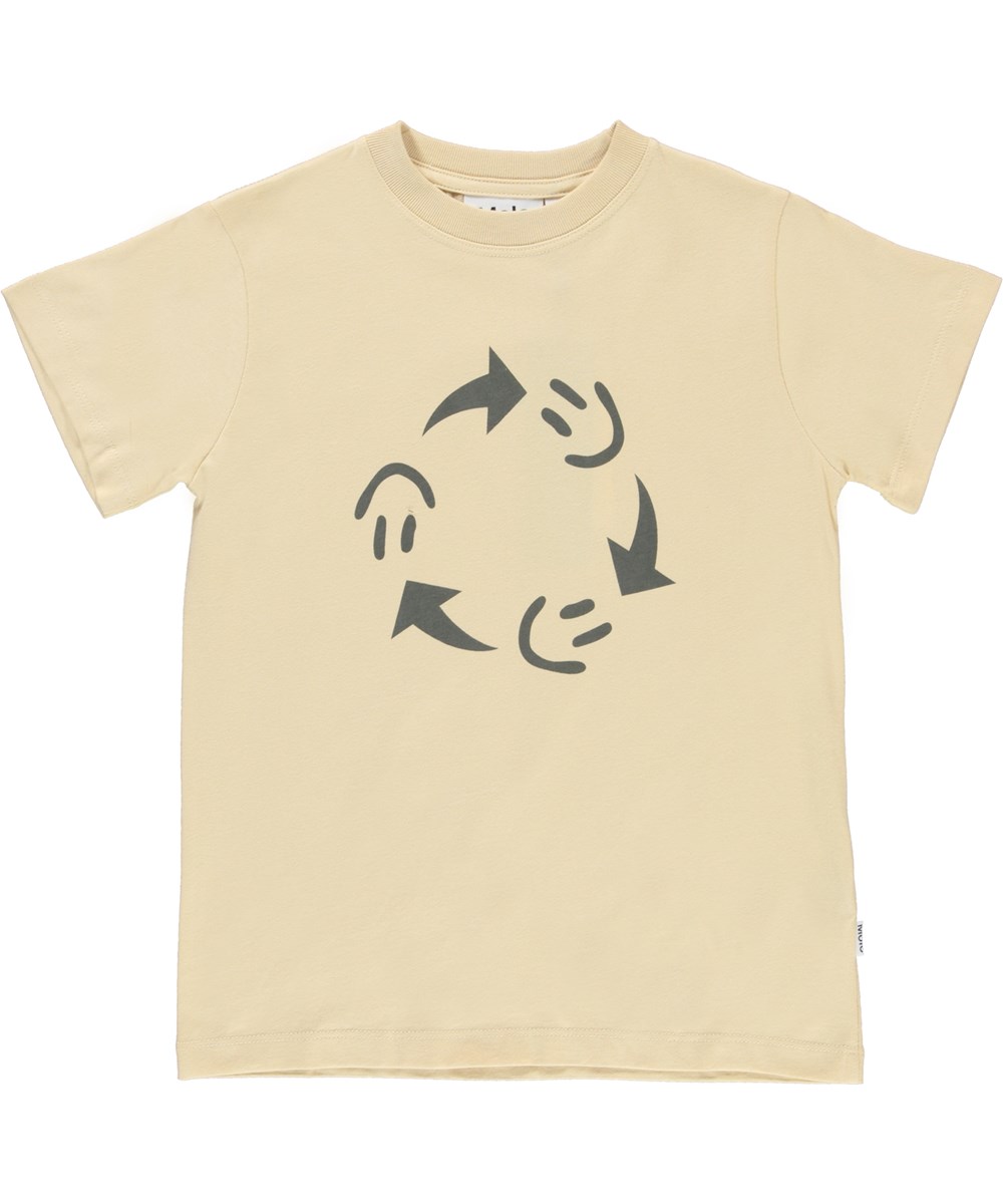 Road - Starlight - Light yellow organic t-shirt 