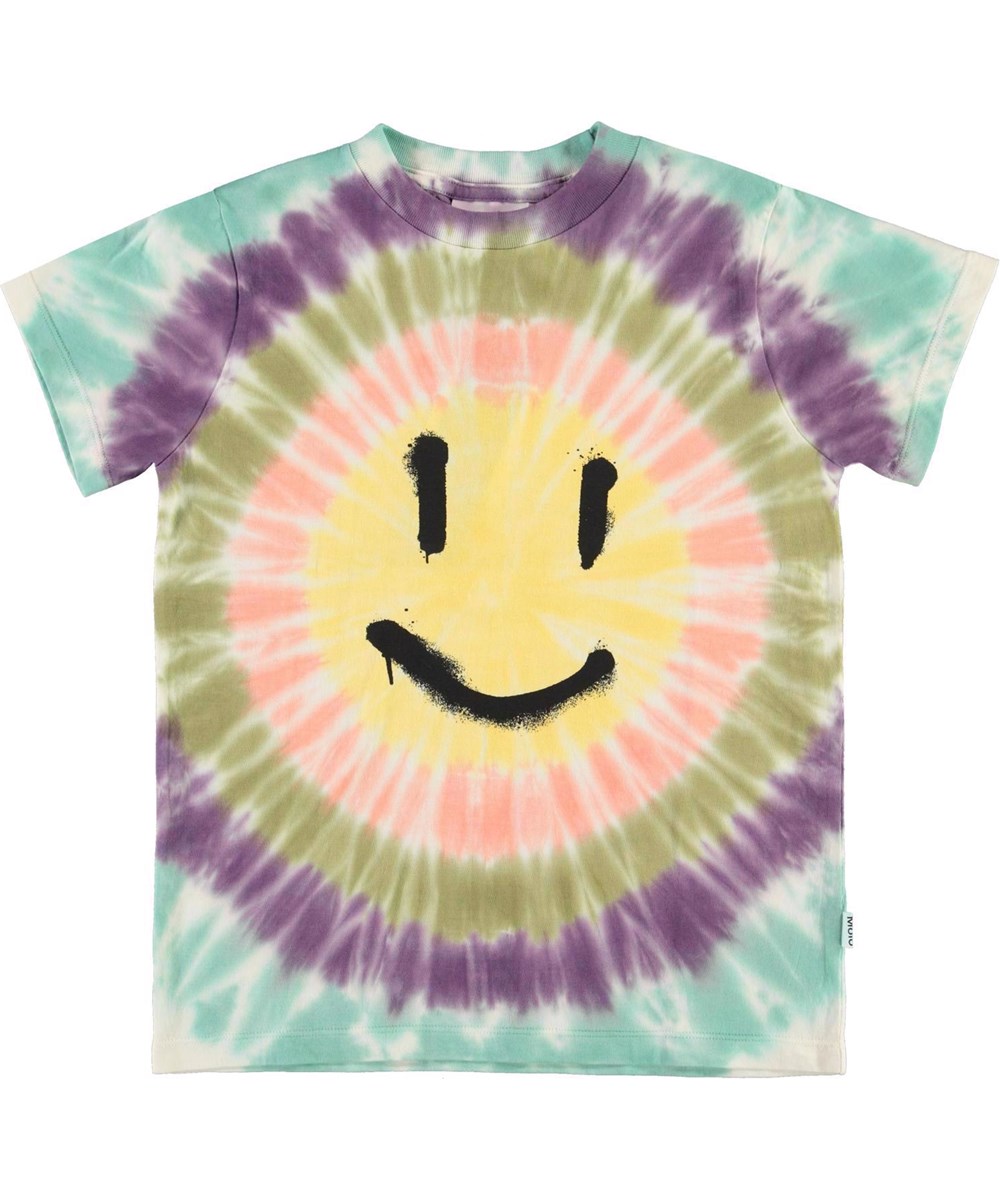 Road - Tie Dye Sun - Multi-coloured tie dye t-shirt