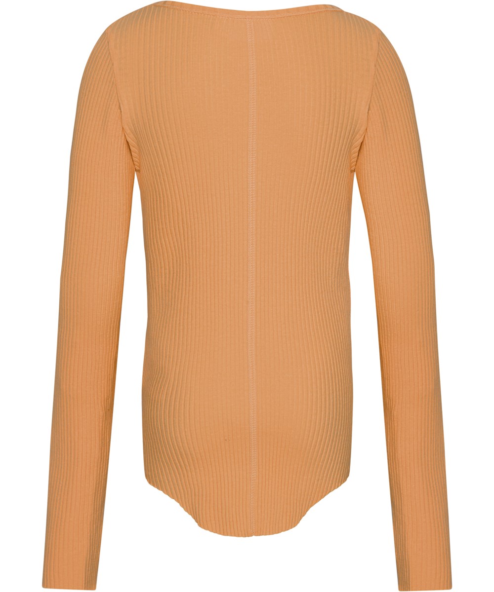 Rochelle - Rosie Sand - Orange long sleeve organic top