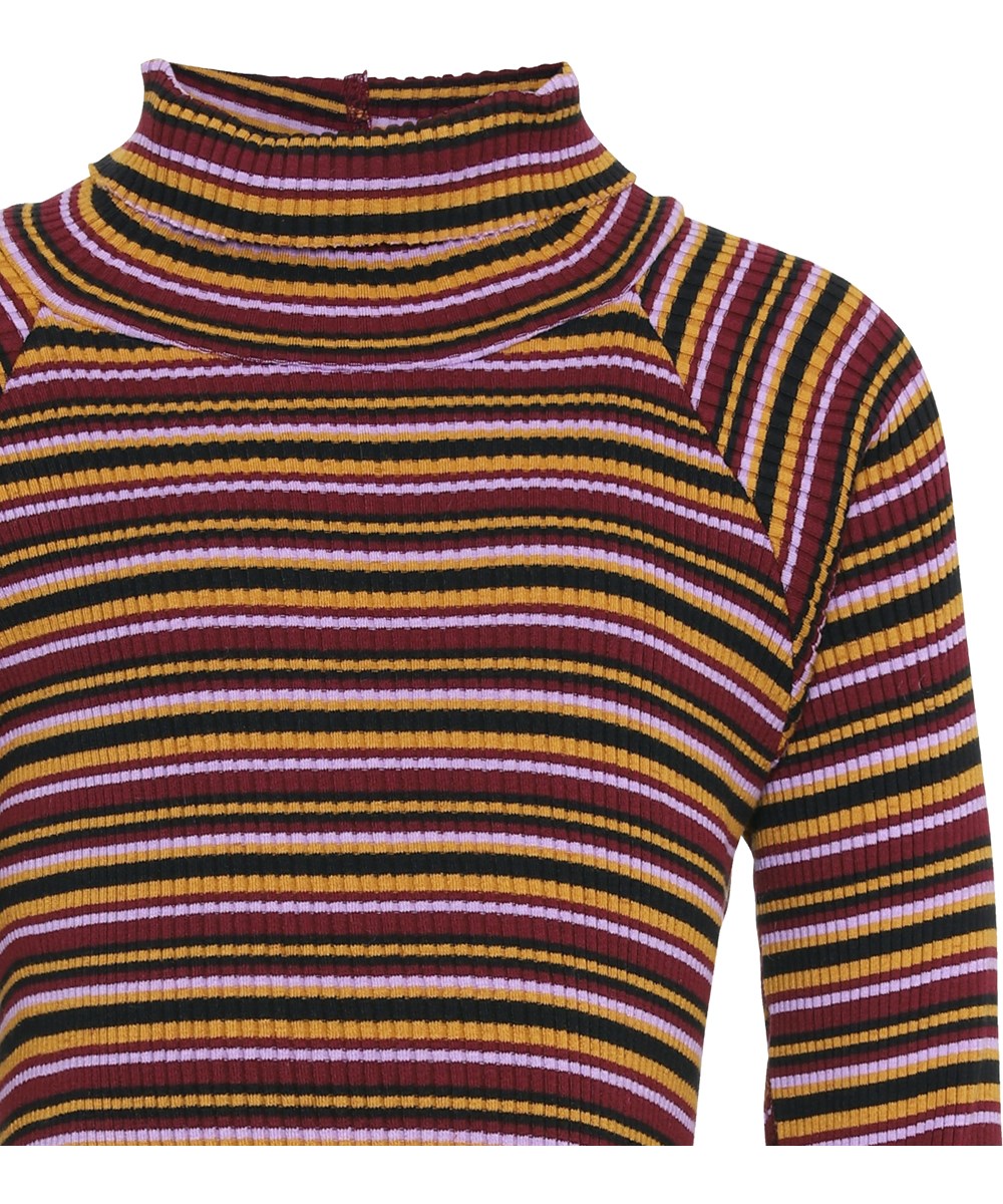 Romaine - Multi Jersey - Striped rib organic top 