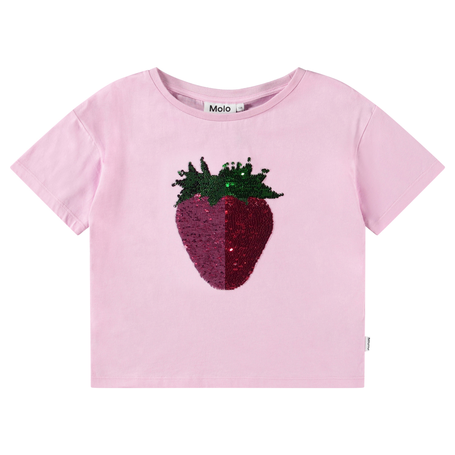 [RADINEO]★24SS★韓国人気★PINK STRAWBERRY T-SHIRTS Strawberry print rib T-shirt optical white | Calliope
