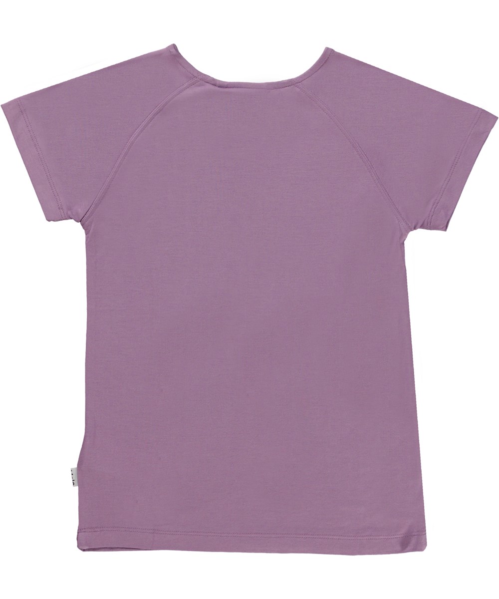 Rozalia - Nebula - Purple raglan basic t-shirt