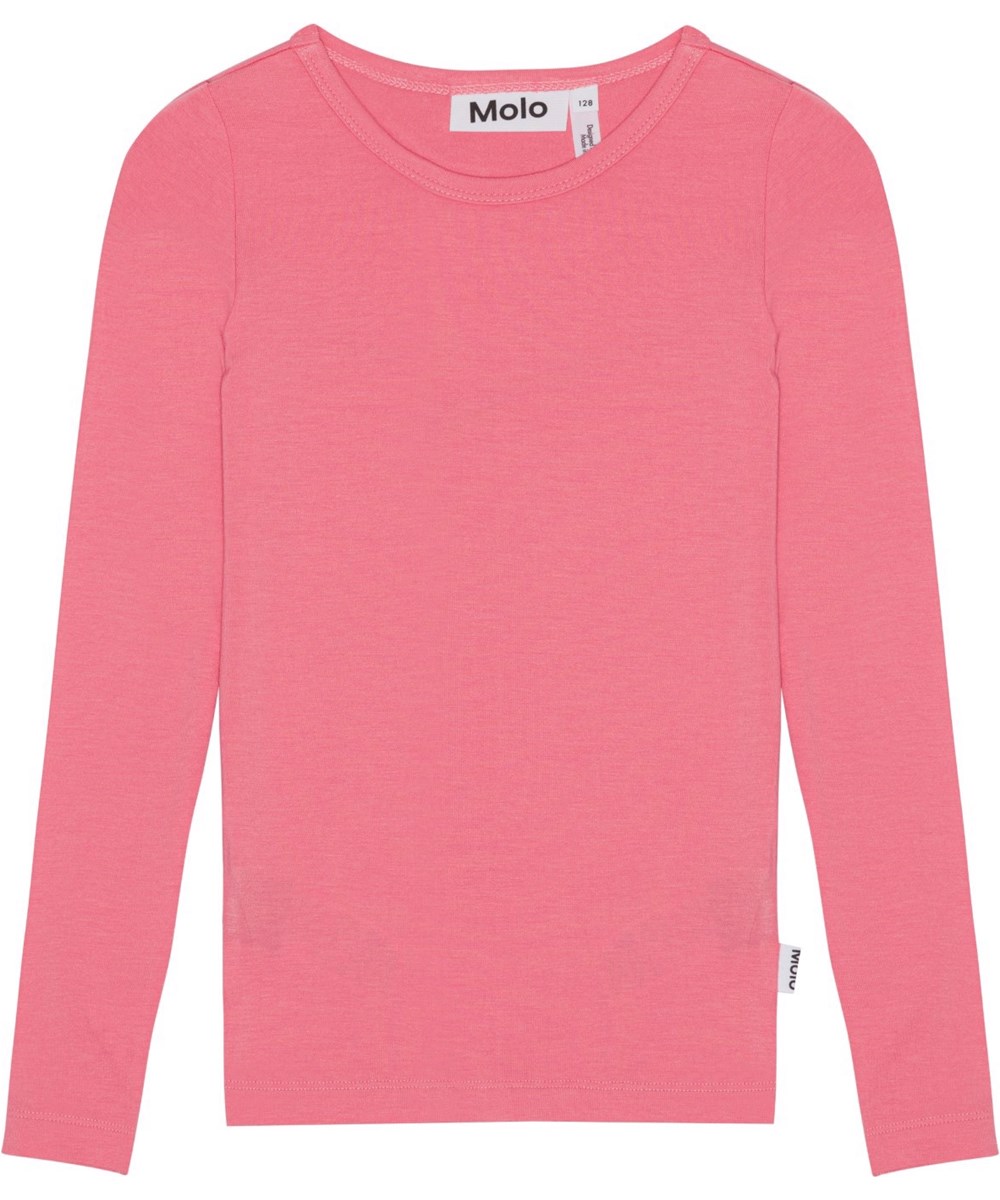 Ruana - Confetti - Pink, long sleeve top in a lightweight, stretchy viscose quality