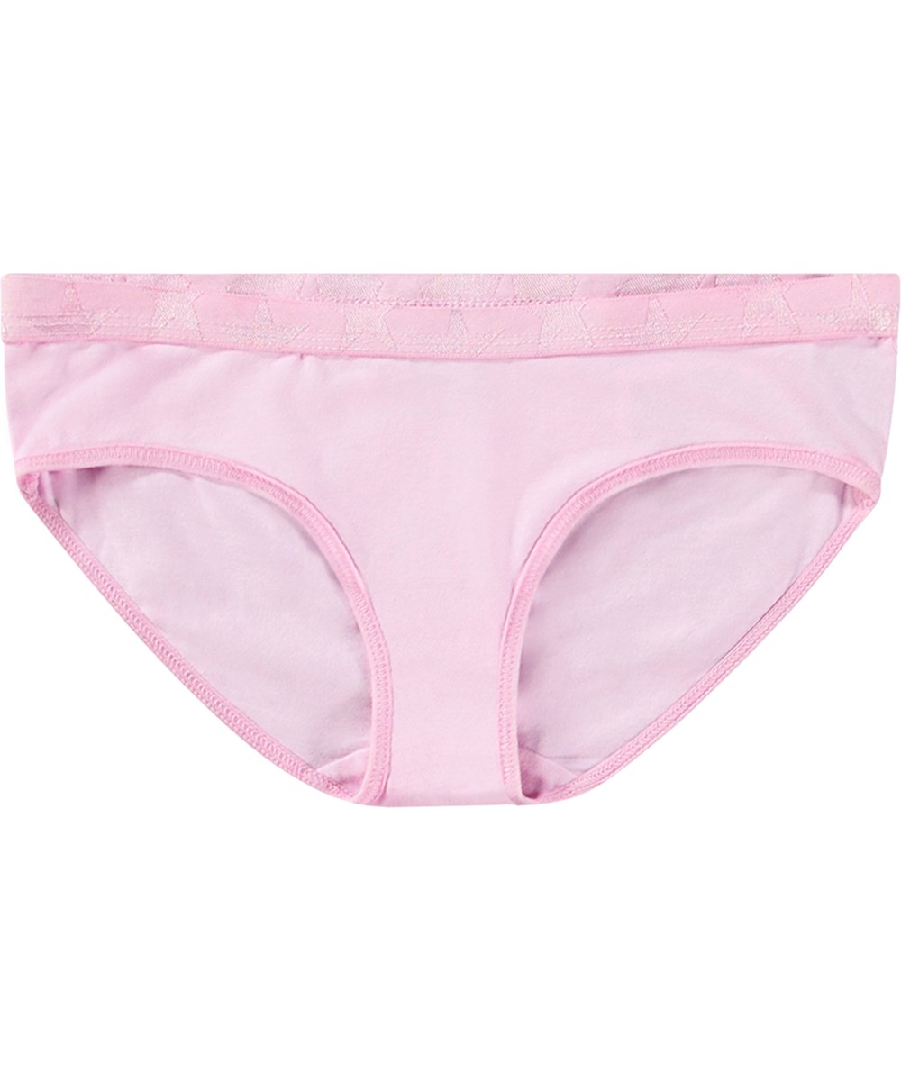 Jana 2-Pack - Leafy Lavender - 2-pack briefs in organic cotton with maple leaves print.