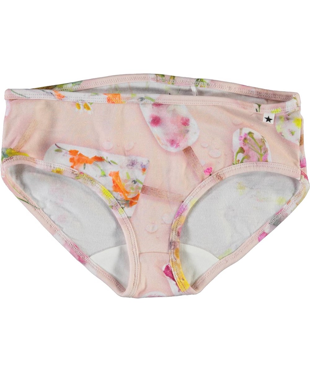 Jane - Ice Lollies - Organic knickers with ice cream print 