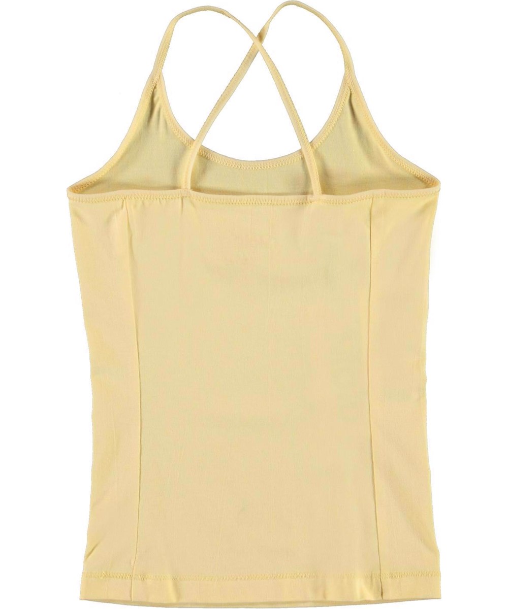Janis - Impala - Yellow organic cotton vest 