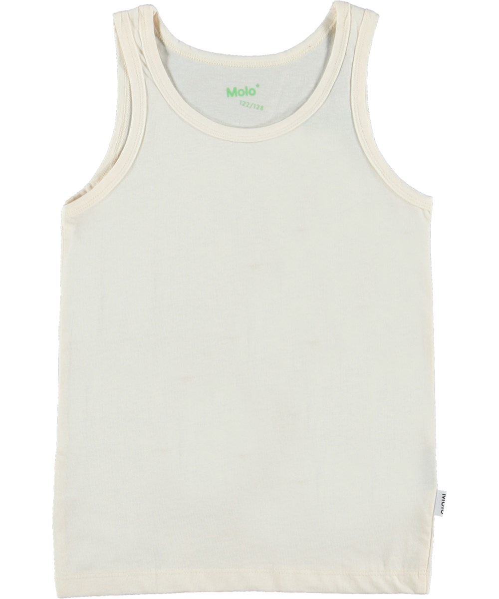 Jeanie 2-Pack - Appel Pearled - Organic 2-pack vests with apple print