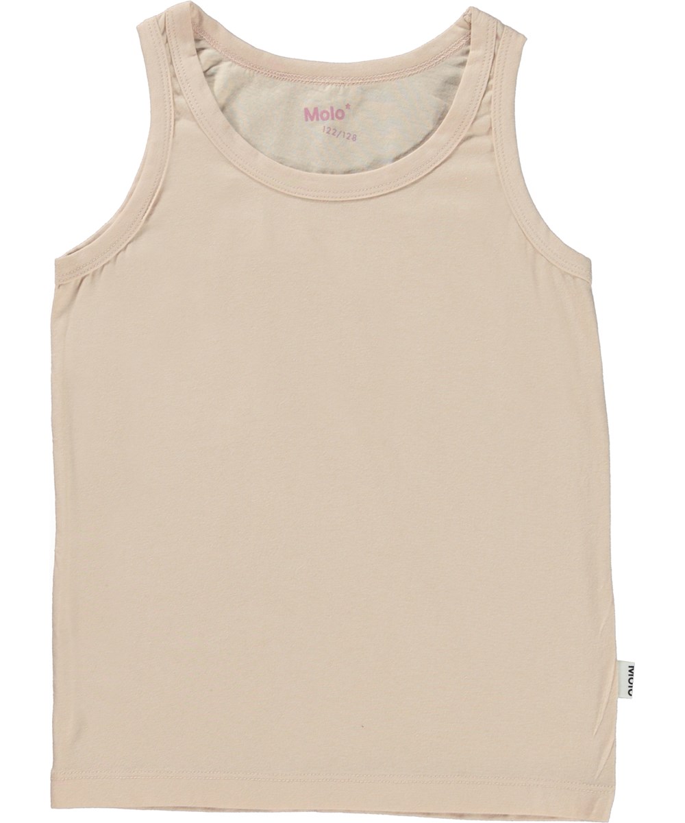 Jeanie 2-Pack - Fade Powder - Organic 2-pack vests with faded multi-colour