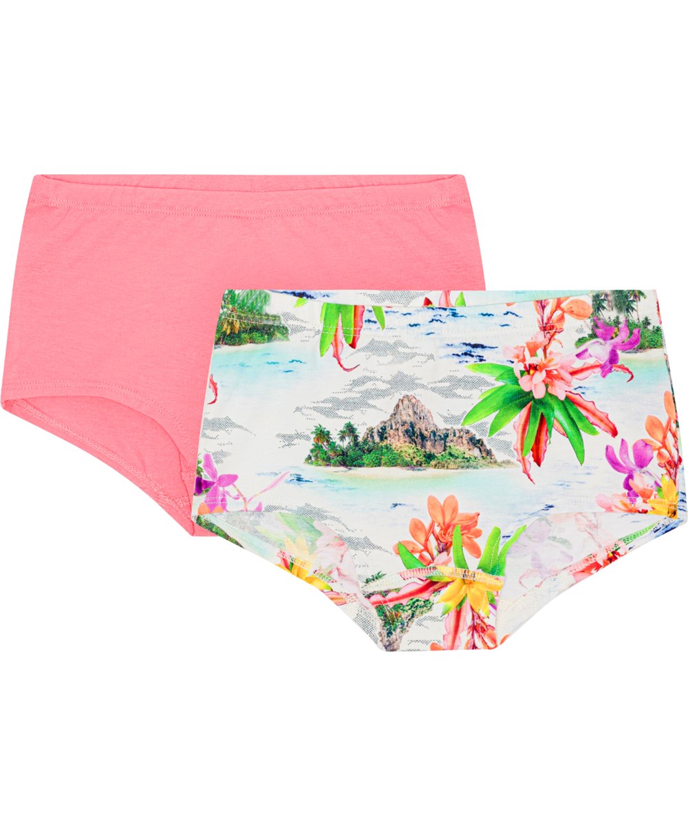 Jemma 2-Pack - Islands Confetti - 2-pack hipster knickers in organic cotton