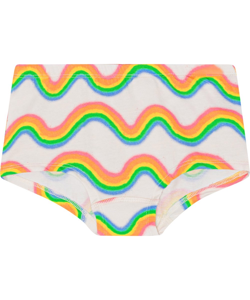 Jemma 2-Pack - Shell Rainbows - 2-pack hipster knickers in organic cotton