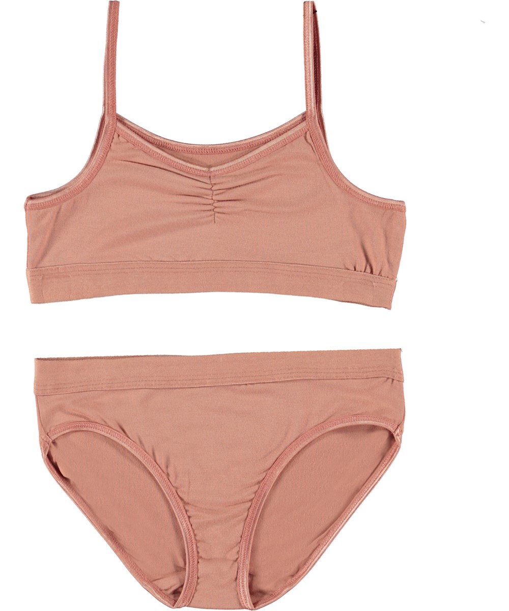 Jinny Set - Muted Rose - Underwear set in rose