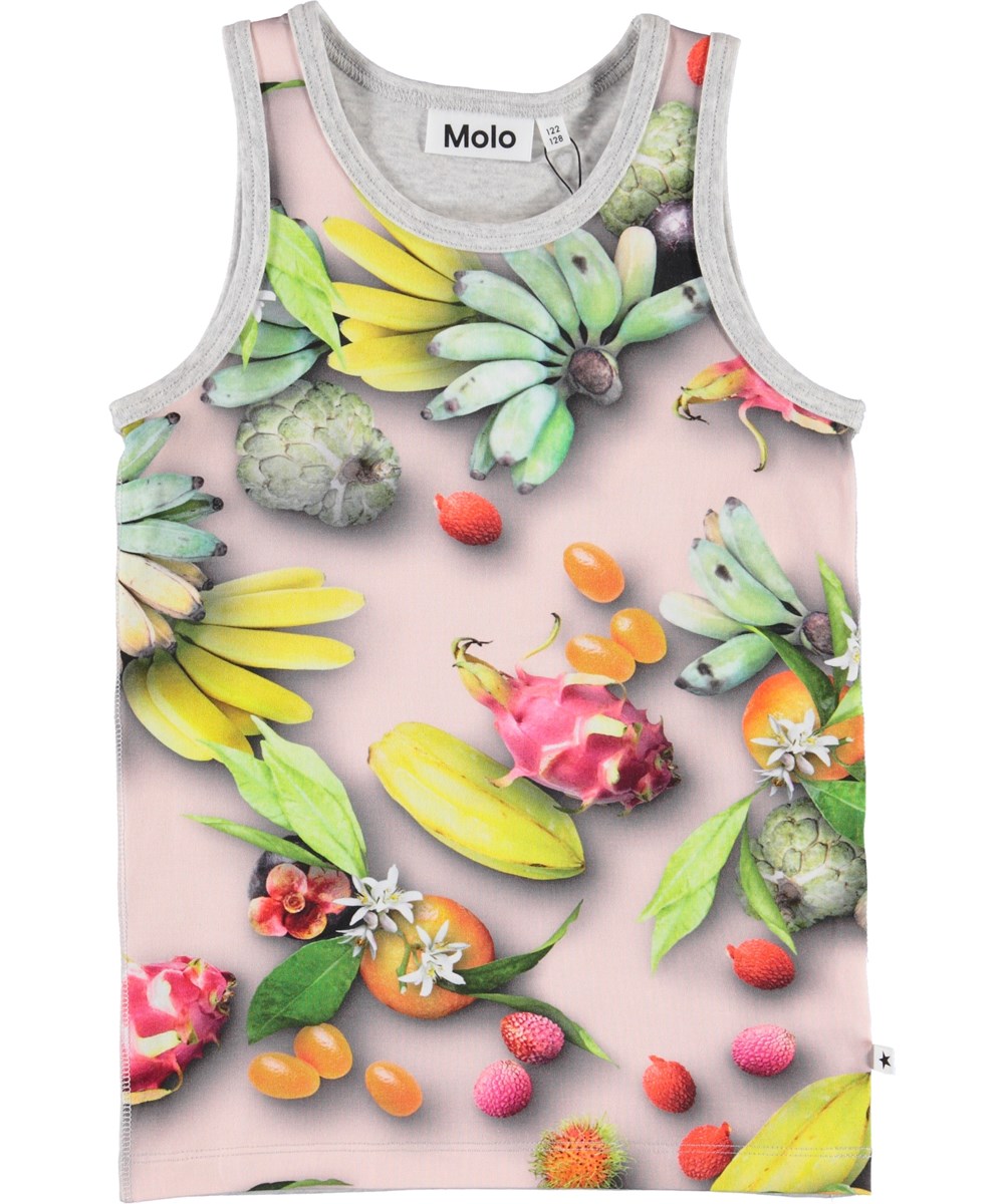 Joshlyn - Tutti Frutti - Organic vest with fruit