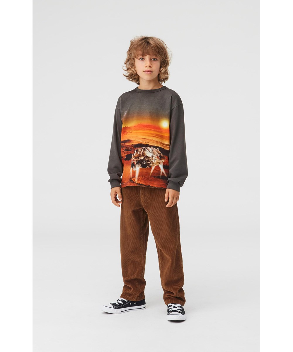 Aces - Iron - Bruine corduroy broek