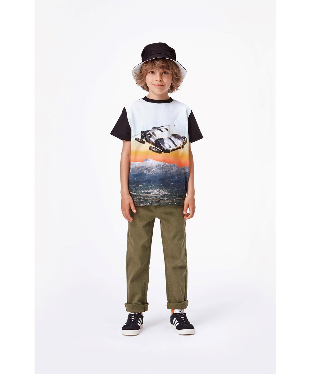 Aesy - Vegetation - Kakigroene chino broek