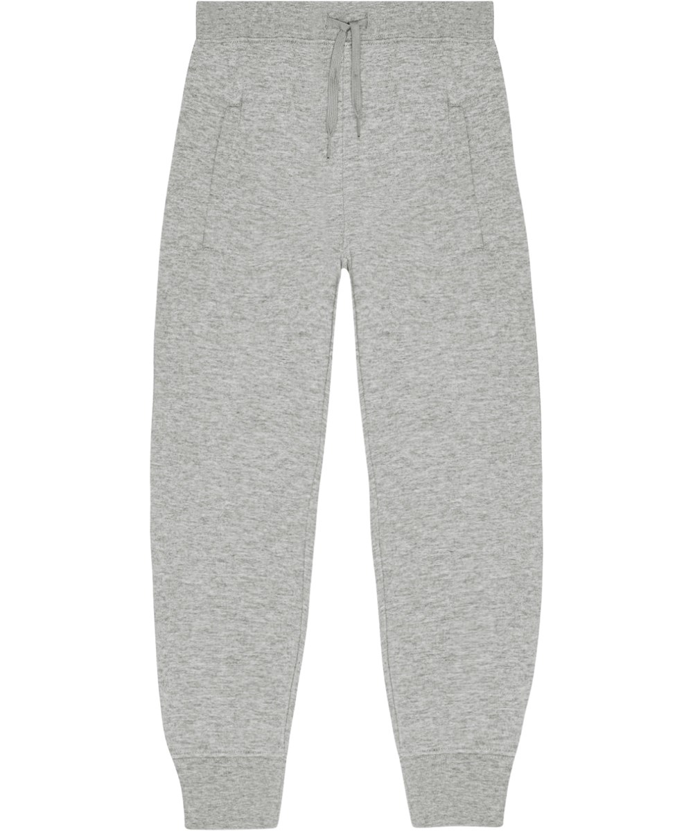 Afon - Grey Melange - Grijze gemêleerde joggingbroek van biologisch katoen.