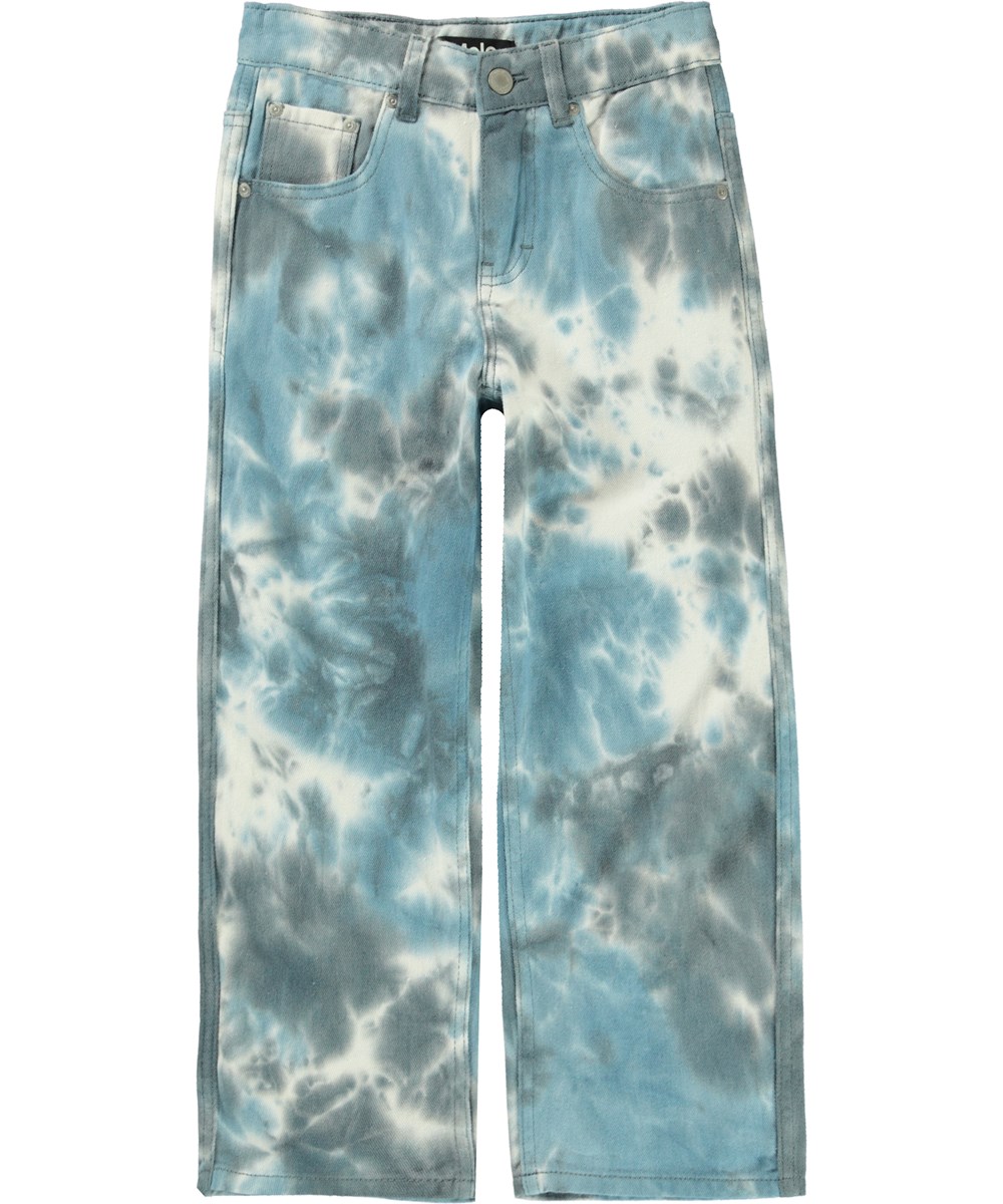 Aiden - Tie Dye - Wijde tie-dye skate broek