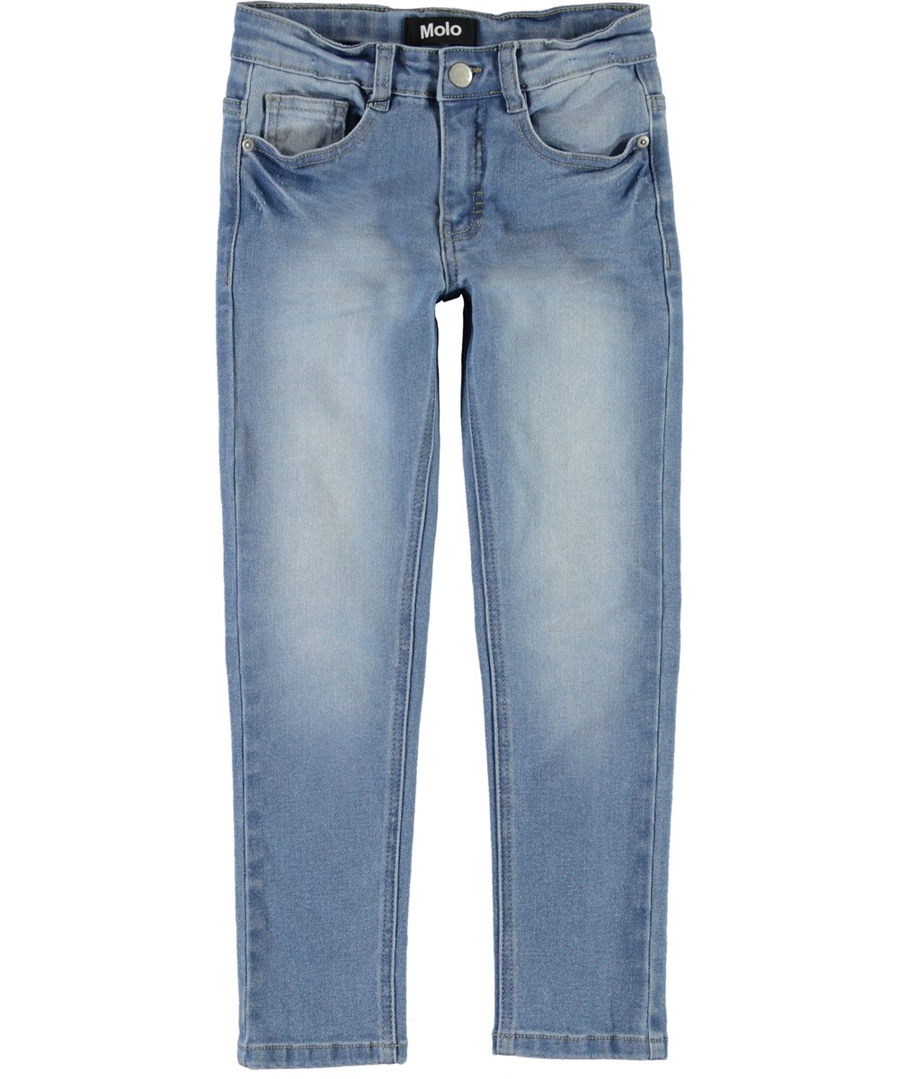 Aksel - Worn Denim - Lichtblauwe spijkerbroek