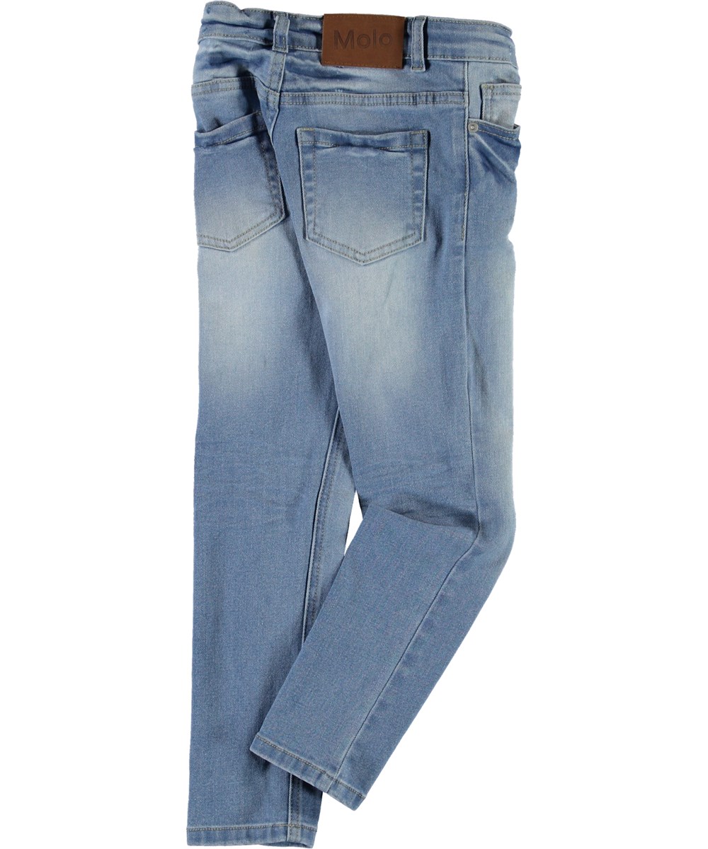 Aksel - Worn Denim - Lichtblauwe spijkerbroek