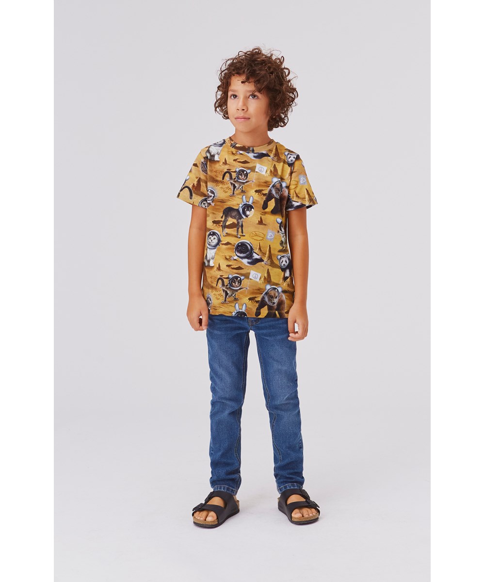 Aksel - Indigo - Blauwe slim fit jeans